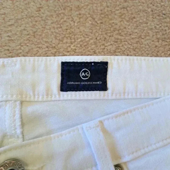 Adriano Goldschmied White Super Skinny Ankle Jeans Size 30 Legging Ankle Denim - Picture 9 of 16